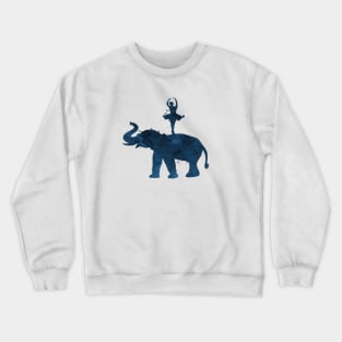 Elephant and ballerina Crewneck Sweatshirt